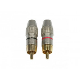 American DJ AC-C-RMG/SET RCA Cinch plug male gold