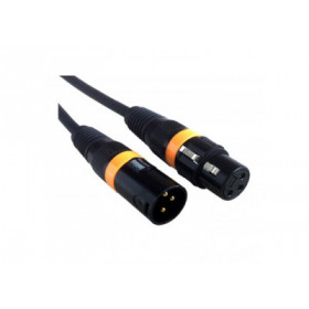 American DJ AC-DMX3/1,5 3 p. XLRm/3 p. XLRf 1,5m DMX