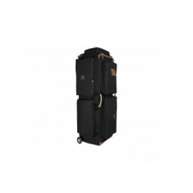 Porta Brace WPC-3ORB Wheeled Production Case, Off-Road Wheels, Black,