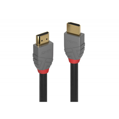 Lindy - Cable HDMI High Speed, Anthra Line, 5m HDMI 2.0 avec Ethernet