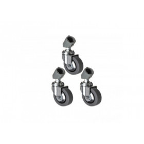 Manfrotto 109 JEU DE 3 ROULETTES  80MM SANS FREINS ADAPT. PIED 22mm