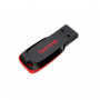 Sandisk Cle USB 2.0 "Cruzer Blade", 64GB, Noir/Rouge