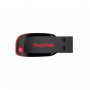 Sandisk Cle USB 2.0 "Cruzer Blade", 64GB, Noir/Rouge