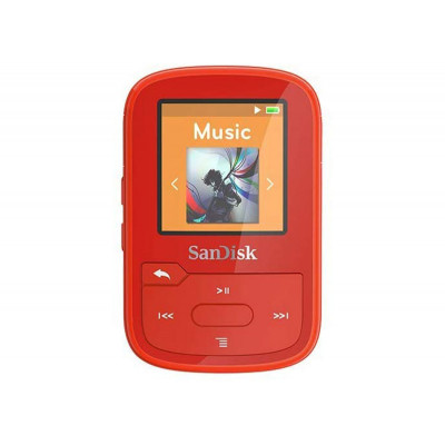 Sandisk Lecteur MP3 "Clip Sport Go" 32GB, Rouge