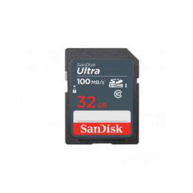 Sandisk Carte memoire SDHC "Ultra" 32GB (Class 10/UHS-I/100MB/s)