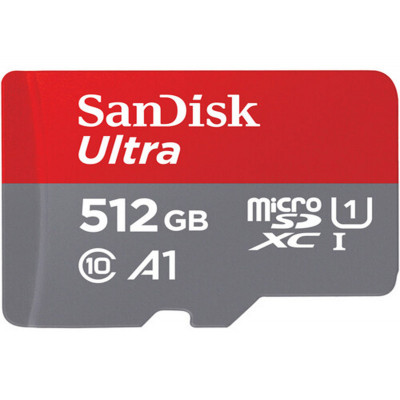 Sandisk Carte M.SDXC Ultra 512GB (A1/UHS-I/Cl.10) +Ad "Mobile"