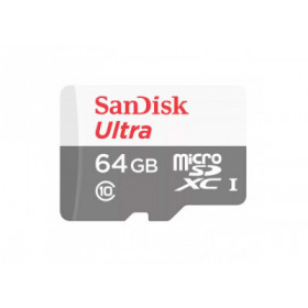 Sandisk Carte M.SDHC Ultra 64GB (UHS-1/Cl.10/100MB/s) +Ad "Tablets"