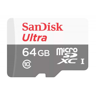Sandisk Carte M.SDHC Ultra 64GB (UHS-1/Cl.10/100MB/s) +Ad "Tablets"