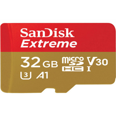 Sandisk Carte M.SDHC Extreme "Mobile", 32GB+ Ad, Cl.10, A1, V30, U3