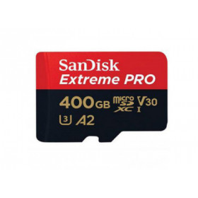 Sandisk Carte M.SDXC "Extreme Pro", 400GB +Ad, A2, V30, U3, UHS-I