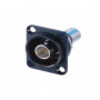 Neutrik Embase BNC/BNC NEUTRIK 75 ohms femelle isolée série D noire