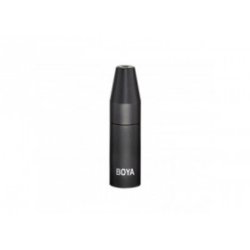 Boya 35C-XLR  Adaptateur 3.5mm mini jack F vers XLR M corps aluminium