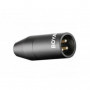 Boya 35C-XLR  Adaptateur 3.5mm mini jack F vers XLR M corps aluminium
