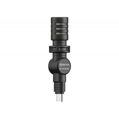Boya BY-M100UC Microphone canon miniature omnidirectionnel pour USB-C