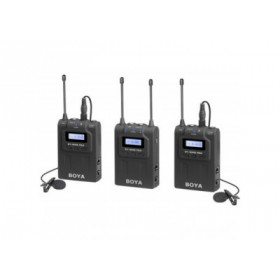 Boya WM8 Pro-K2 Système sans-fil UHF 2 émetteurs lavaliers