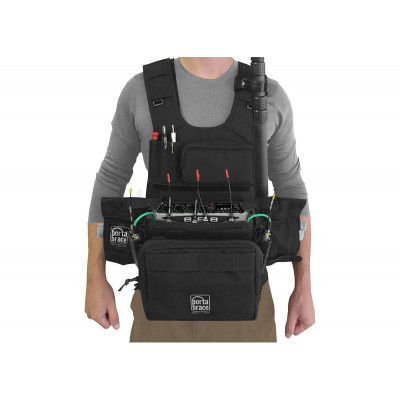Porta Brace ATV-888 Audio Tactical Vest | Sound Devices 888 | Black