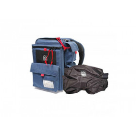 Porta Brace BK-1NQS-M3 Backpack Camera Case, Rigid Frame Shell, Blue