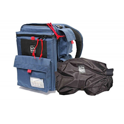 Porta Brace BK-1NQS-M3 Backpack Camera Case, Rigid Frame Shell, Blue