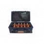 Porta Brace PB-POCKETCAM Wheeled carryon size hard case with divider