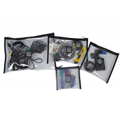 Porta Brace POUCH-CLEARSETALL A set of 4 different clear pouches