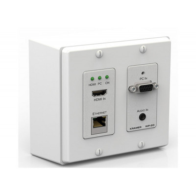 Kramer OWB-1G/D Boitier en saillie & cadre pour 2 modules Blanc