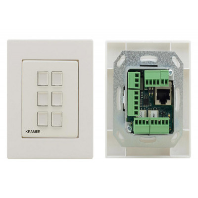 Kramer RC-206 Clavier de contrôle E/S a 6 boutons (UE, UK)