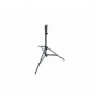 Manfrotto 008BU Pied lumiere a 2 sections en aluminium, noir