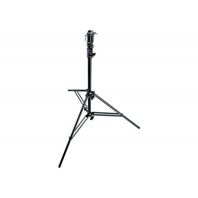Manfrotto 008BU Pied lumiere a 2 sections en aluminium, noir