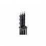Manfrotto 1005BAC-3 Lot de 3 pieds lumiere a air comprime, aluminium