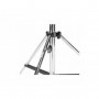 Manfrotto 126CSU Pied lumiere en acier, finition chrome