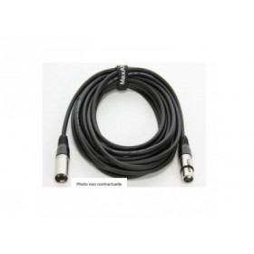Cinela Cable XLR M/F 22.5 cm for E-OSIX 9 (long cable)