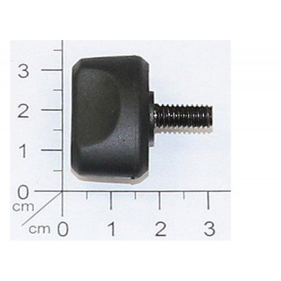 Cinela Suspension module's knob for PIANO (silver)
