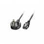 Lindy - Cordon secteur UK vers IEC C13, 2m