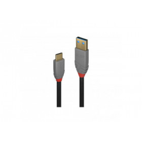 Lindy - Câble USB 3.1 type C/A, Anthra Line, 1m