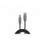 Lindy - Câble USB 2.0 type A vers B, Anthra Line, 3m