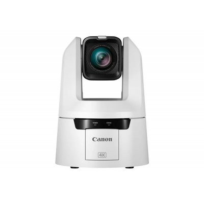 Canon CR-N500 Caméra PTZ 4K UHD, Zoom Optique 15x - Blanche