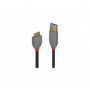 Lindy - Câble USB 3.0 Type A vers Micro-B, Anthra Line, 1m