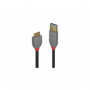 Lindy - Câble USB 3.0 Type A vers Micro-B, Anthra Line, 1m