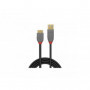 Lindy - Câble USB 3.0 Type A vers Micro-B, Anthra Line, 1m
