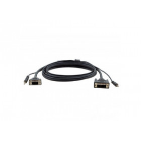 Kramer C-MDMA/MGMA-15 Cable VGA (HD-15) - DVI / audio stereo