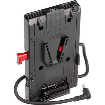 Hedbox Plaque V-mount avec 1 sortie USB 5,1V/2,1A 3 sorties D-TAP