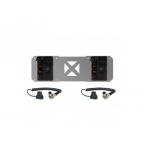 Shape 2 plaques de batterie Gold-Mount et 2 Câbles Atomos Sumo