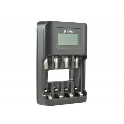 Jupio USB 4-slots Ultra Fast Batterie Chargeur LCD
