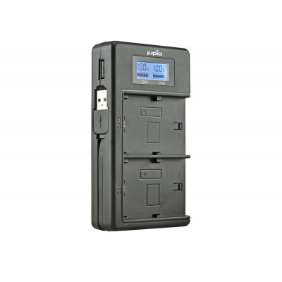 Jupio Chargeur Duo LCDpour Canon LP-E6 / LP-E6N