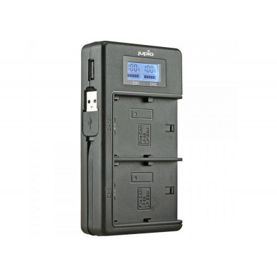 Jupio Chargeur Duo LCDpour Sony NP-FW50