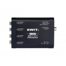 SWIT S-4604 Heavy Duty 3G-SDI 1 to 4 Distributor and Amplifer