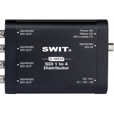 SWIT S-4604 Heavy Duty 3G-SDI 1 to 4 Distributor and Amplifer