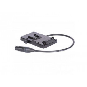 Vocas V-lock mount plate 4 pin XLR connector