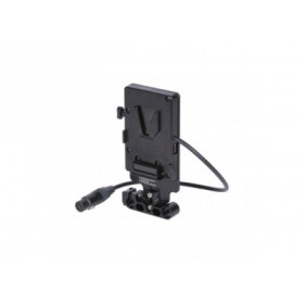 Vocas 15 mm rail V-lock mount plate with 4 pin XLR connector