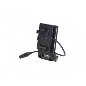 Vocas Tilting 15 mm rail V-lock mount plate with 4 pin XLR connector